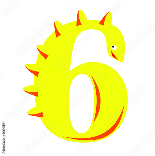 dinosaur themed figure vector
