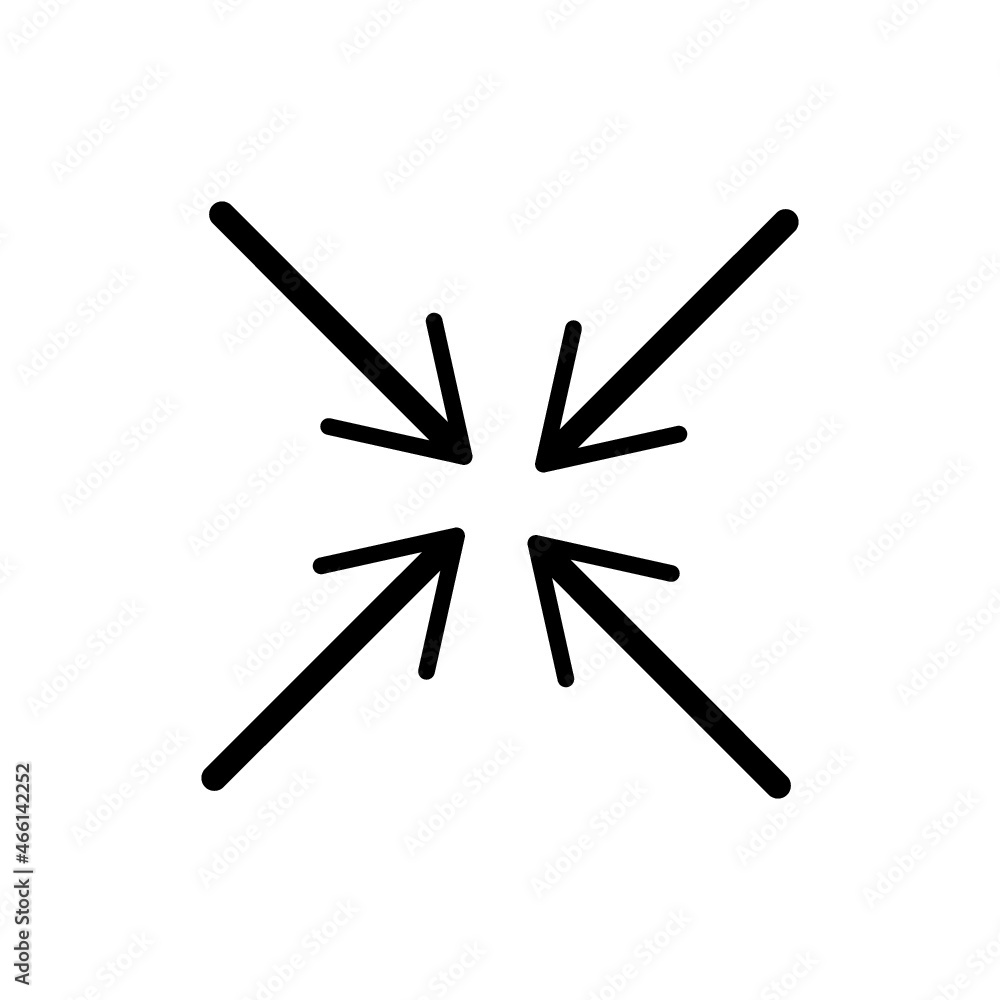 Minimize Video Icon Vector Minimize Video Icon Vector