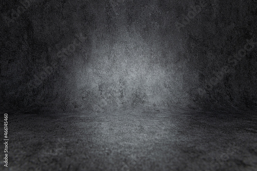 Selective focus of abstract black texture blackground.