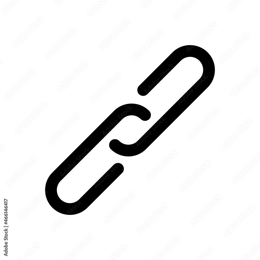 Fototapeta premium Link file icon vector