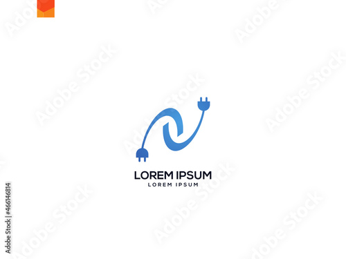  plagin Company Logo. professional plag logo Vector Engineering. solar logo for new company.svg photo