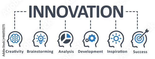 Innovation icon - vector illustration . innovation, development, research, infographic, template, presentation, concept, banner, pictogram, icon set, icons .