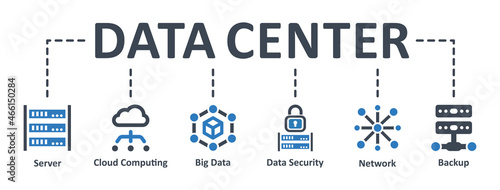 Data Center icon - vector illustration . data, server, storage, infographic, template, presentation, concept, banner, pictogram, icon set, icons .