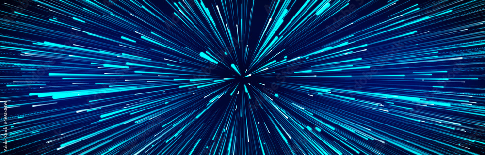 Abstract data flow space. Light rays. Explosion effect. Sci-fi Motion wallpaper. 3D rendering. Abstract data flow space. Light rays. Explosion effect. Sci-fi Motion wallpaper. 3D rendering.