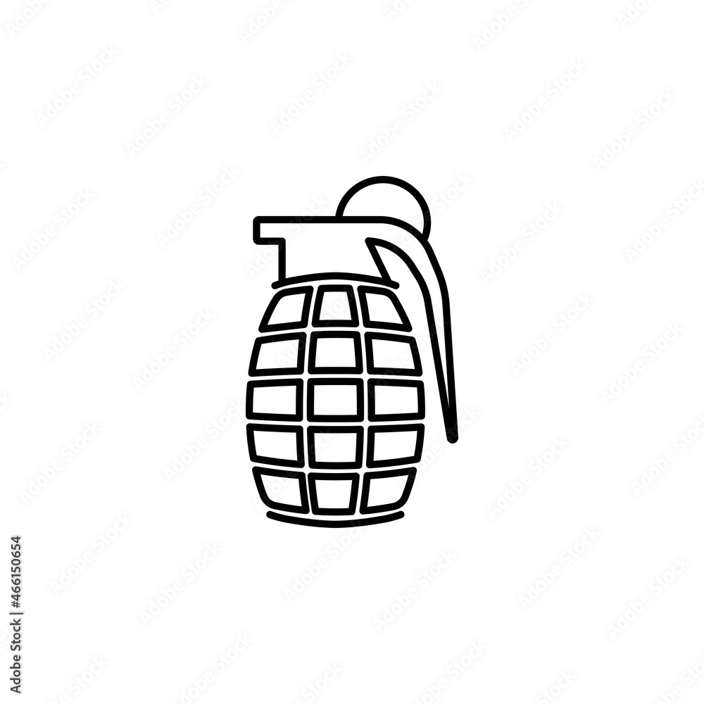 grenade icon, explosion vector, bomb illustration grenade icon, explosion vector, bomb illustration
