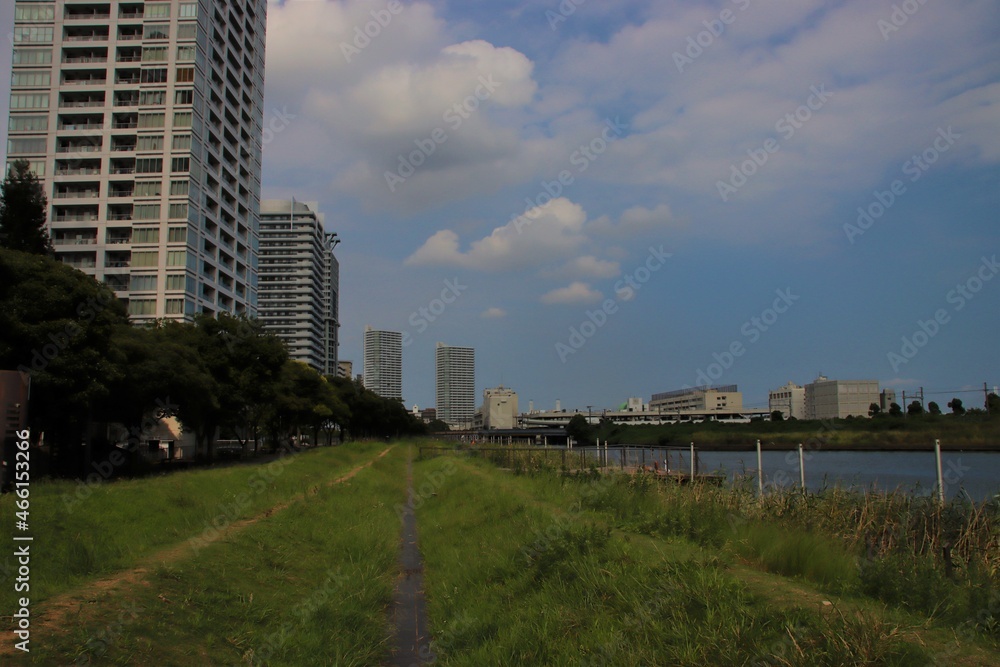 横浜ポートサイド公園の風景 横浜ポートサイド公園の風景