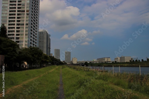 横浜ポートサイド公園の風景