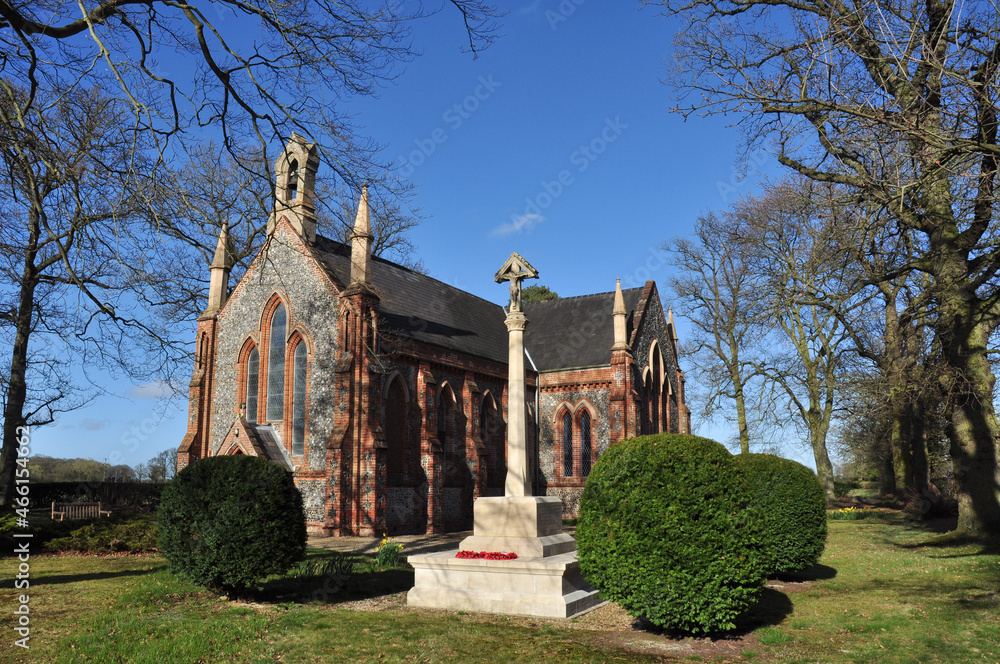 Naklejka premium Hainford Village Church, Norfolk, England, UK