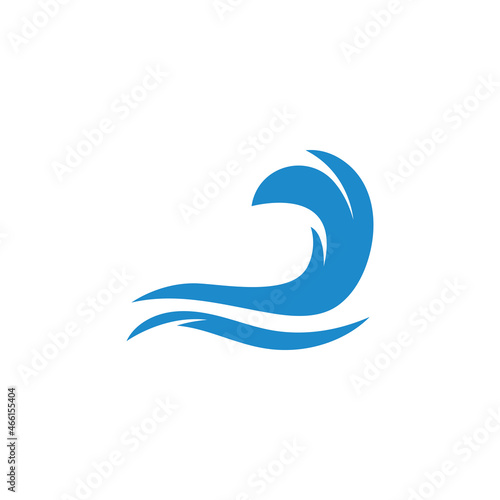 Free Download Water wave icon vector - GFXLoad