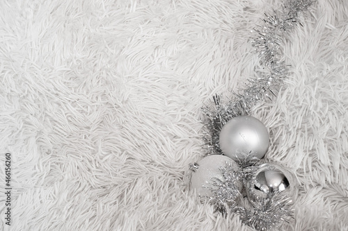 Background with Christmas decorations