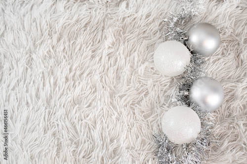 Background with Christmas decorations