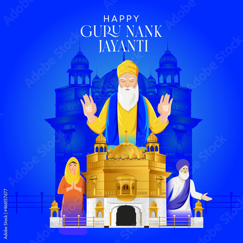 Guru Nanak Jayanti Creative Vector
