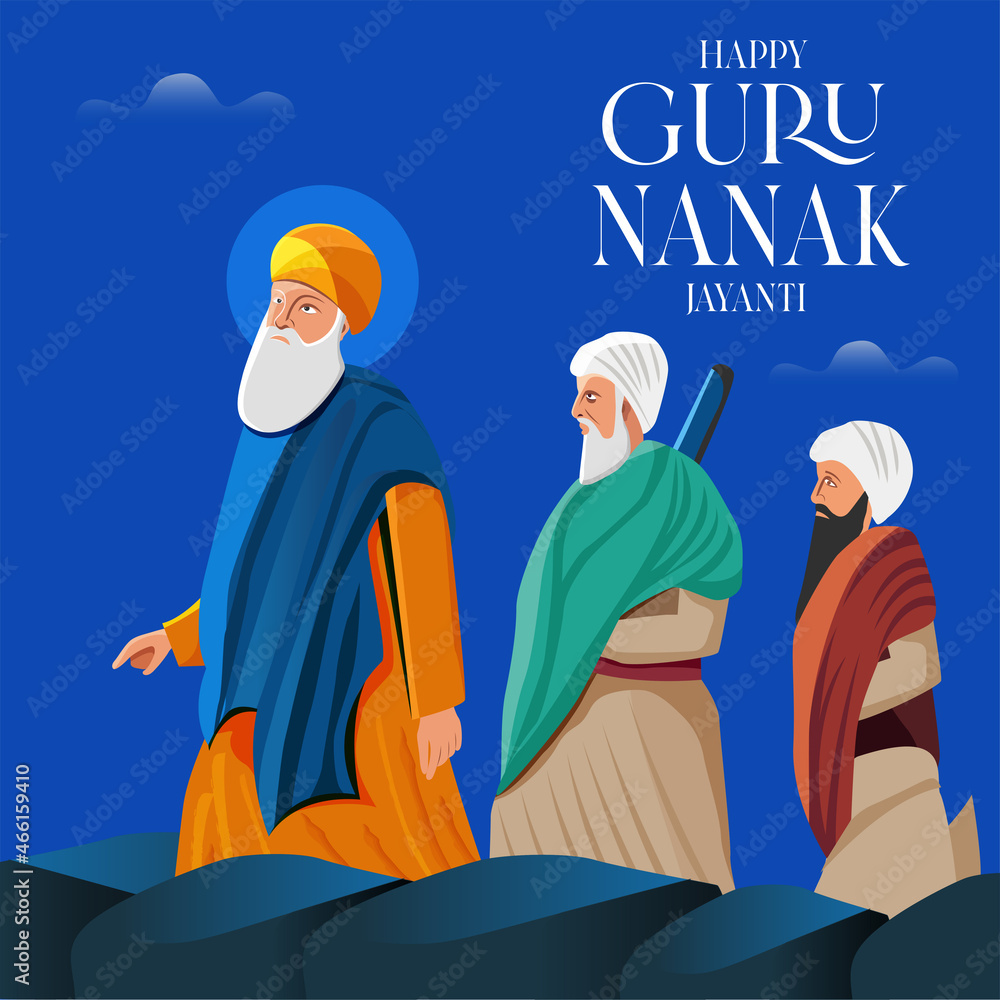 Guru Nanak Jayanti Creative Vector
Guru Nanak Jayanti Creative Vector