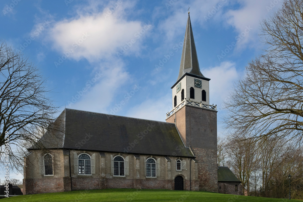 Church, Kerk op de Hoogte in Wolvega, Friesland province, The Netherlands