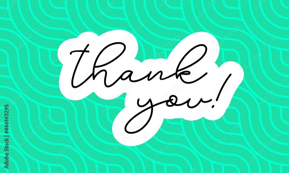 Thank You Card. Hand Written Lettering for Title, Heading, Photo Overlay, Wedding Invitation, Thank You Message Thank You Card. Hand Written Lettering for Title, Heading, Photo Overlay, Wedding Invitation, Thank You Message