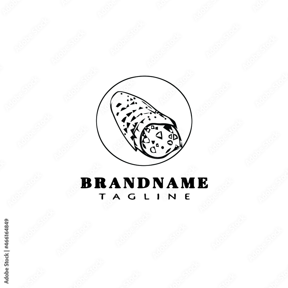 meat logo cartoon icon design template black isolated vector simple meat logo cartoon icon design template black isolated vector simple