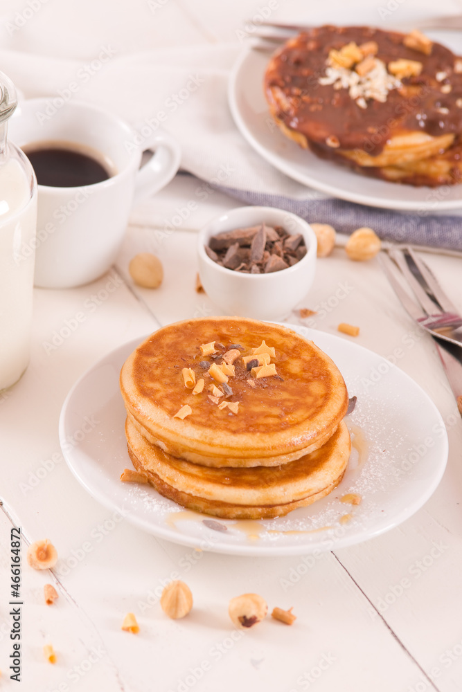 Honey Pancakes. Honey Pancakes.