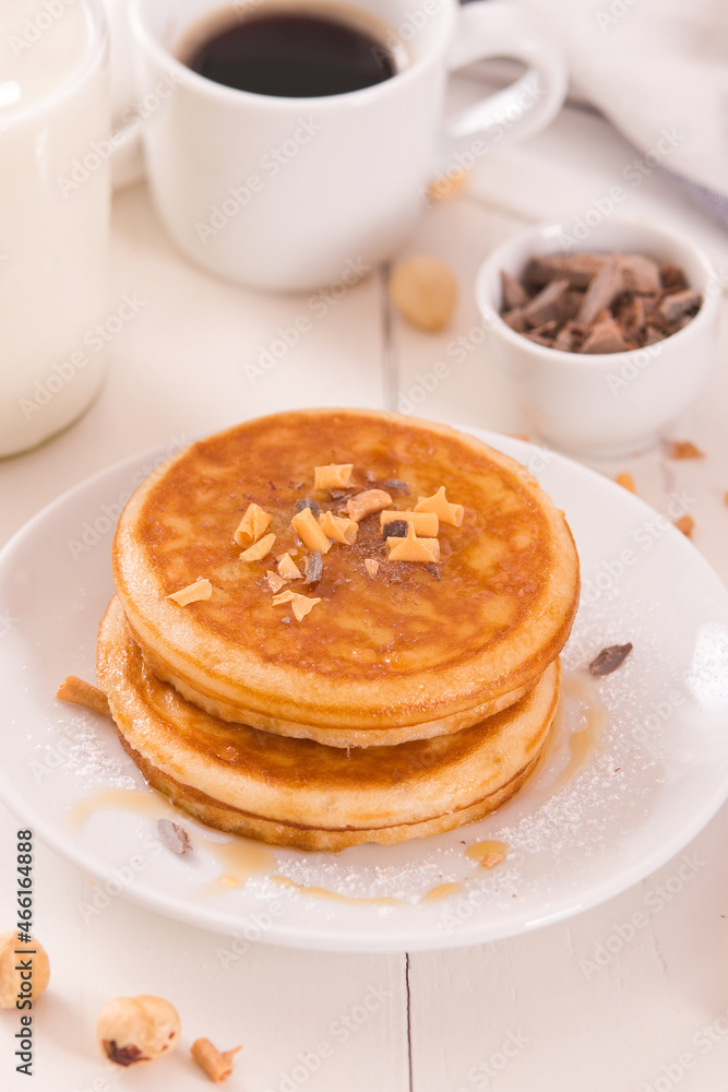 Honey Pancakes. Honey Pancakes.