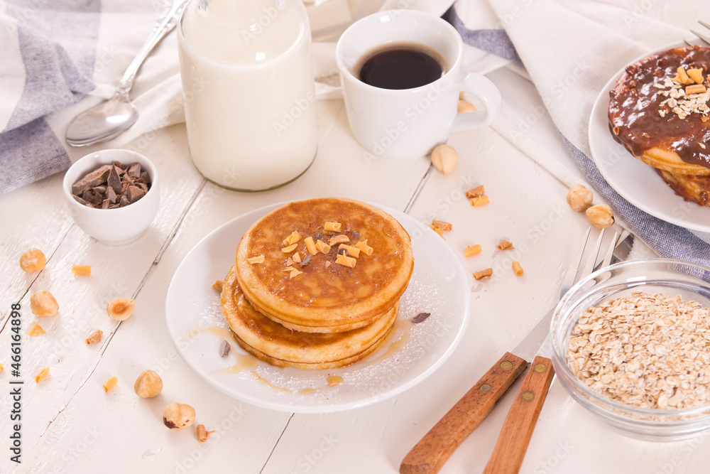 Honey Pancakes. Honey Pancakes.