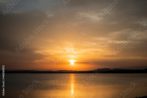 Sunset at Lake © claudio