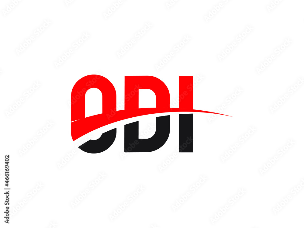 ODI Letter Initial Logo Design Vector Illustration ODI Letter Initial Logo Design Vector Illustration