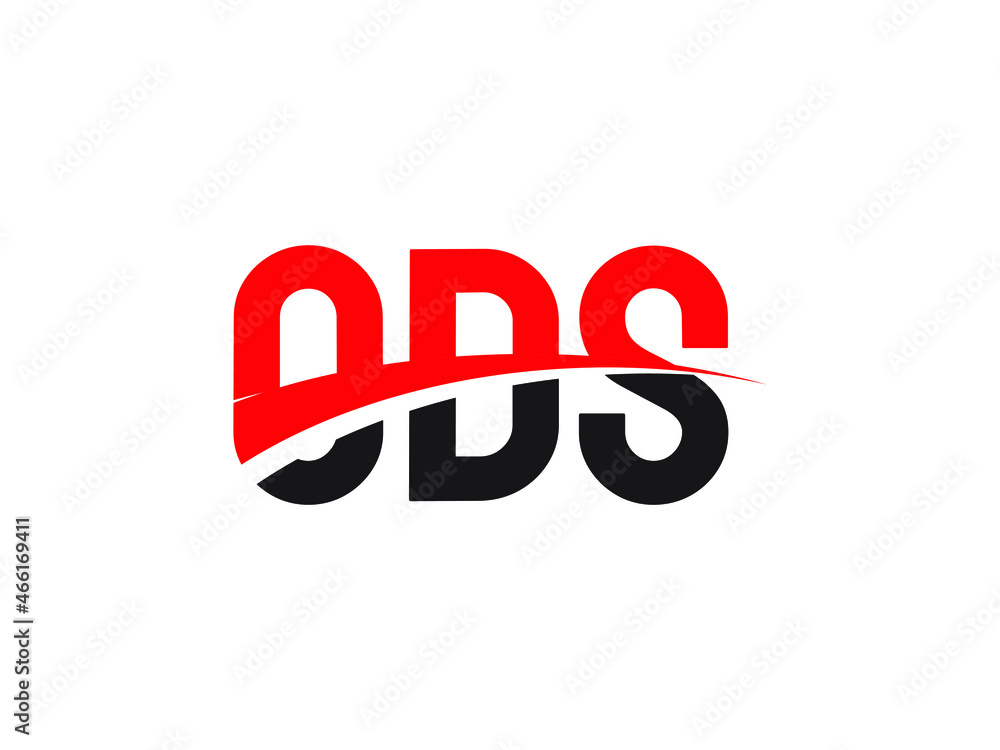 ODS Letter Initial Logo Design Vector Illustration