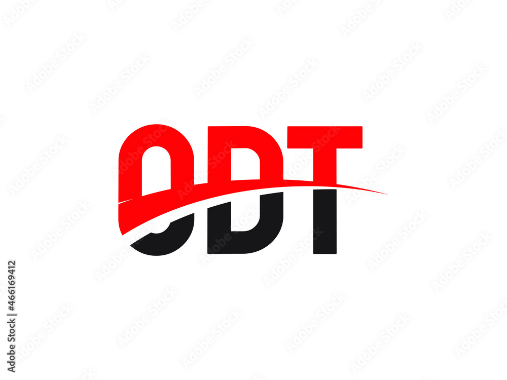 ODT Letter Initial Logo Design Vector Illustration ODT Letter Initial Logo Design Vector Illustration