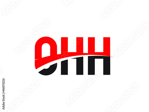 OHH Letter Initial Logo Design Vector Illustration photo