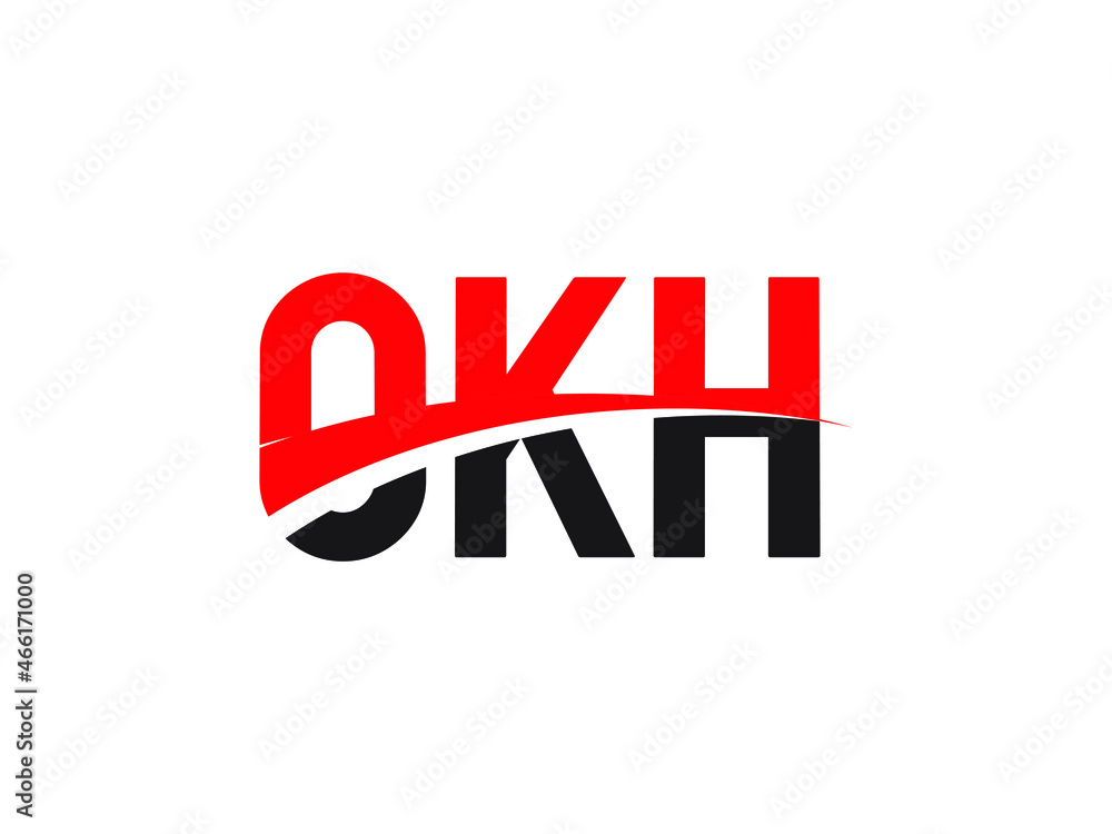 OKH Letter Initial Logo Design Vector Illustration OKH Letter Initial Logo Design Vector Illustration