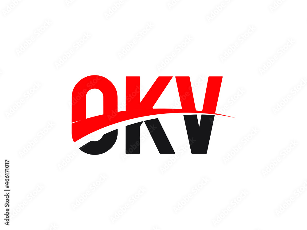 OKV Letter Initial Logo Design Vector Illustration OKV Letter Initial Logo Design Vector Illustration