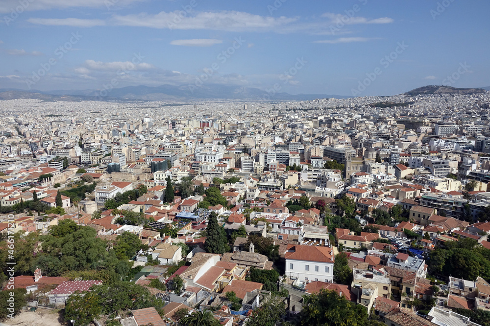 View of Athene from the Acropolis 