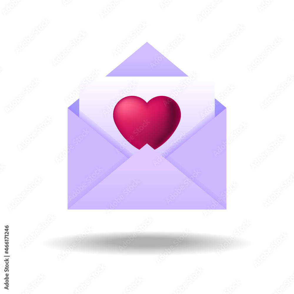 Opened 3d envelope and letter with heart.Romantic message for Valentine's Day.Valentines day board with hearts and love letter.Valentine's Day Love Email Opened 3d envelope and letter with heart.Romantic message for Valentine's Day.Valentines day board with hearts and love letter.Valentine's Day Love Email