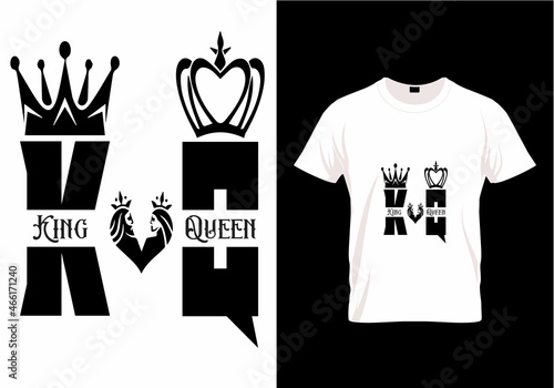 King Queen t-shirt design
