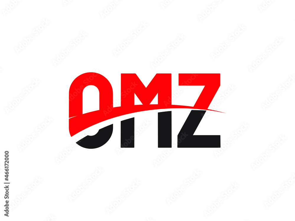 OMZ Letter Initial Logo Design Vector Illustration OMZ Letter Initial Logo Design Vector Illustration