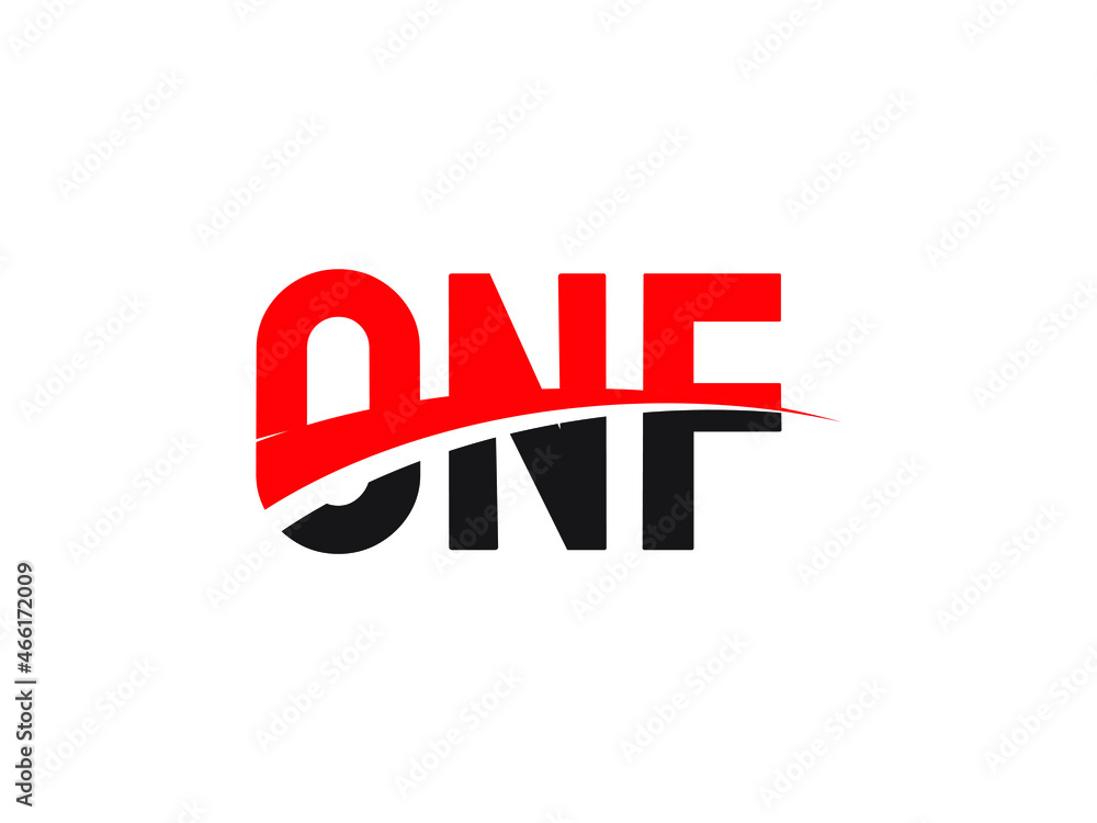 ONF Letter Initial Logo Design Vector Illustration