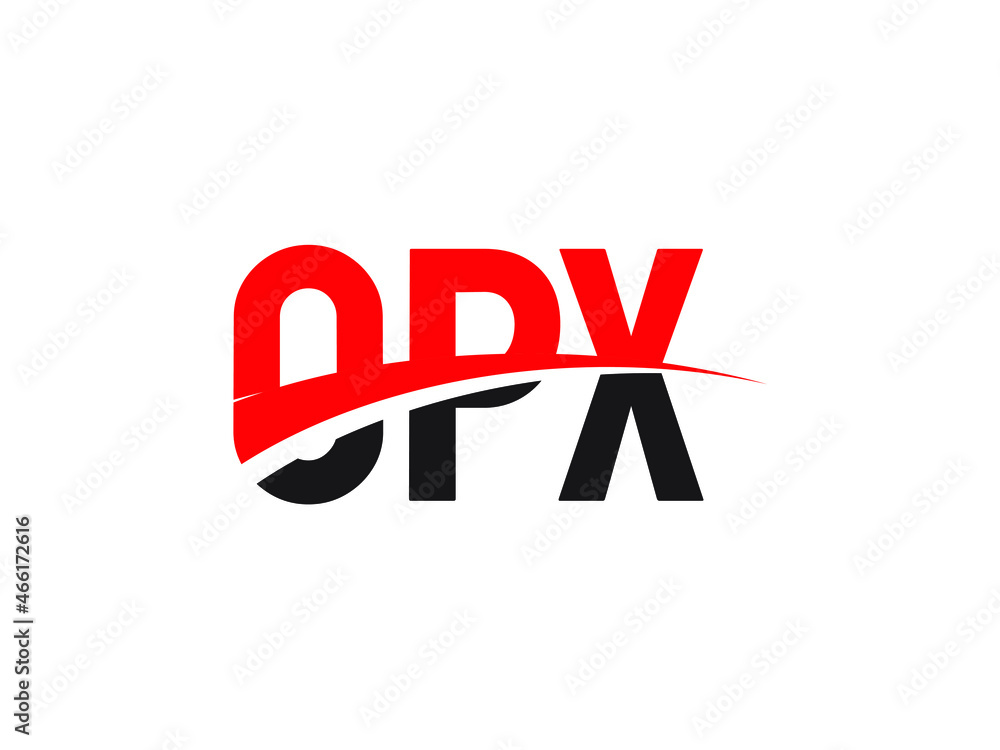 Fototapeta premium OPX Letter Initial Logo Design Vector Illustration