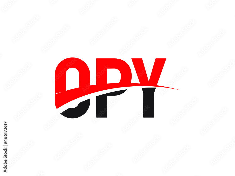 OPY Letter Initial Logo Design Vector Illustration OPY Letter Initial Logo Design Vector Illustration