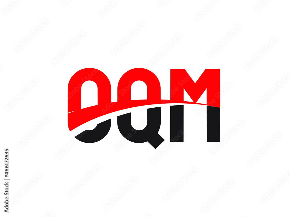 OQM Letter Initial Logo Design Vector Illustration OQM Letter Initial Logo Design Vector Illustration