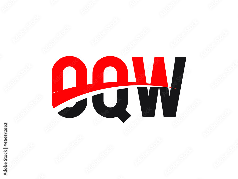 OQW Letter Initial Logo Design Vector Illustration OQW Letter Initial Logo Design Vector Illustration