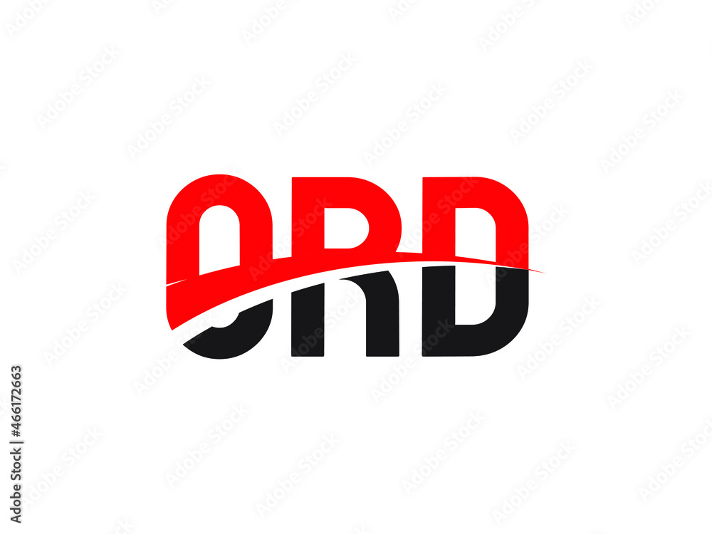 ORD Letter Initial Logo Design Vector Illustration ORD Letter Initial Logo Design Vector Illustration