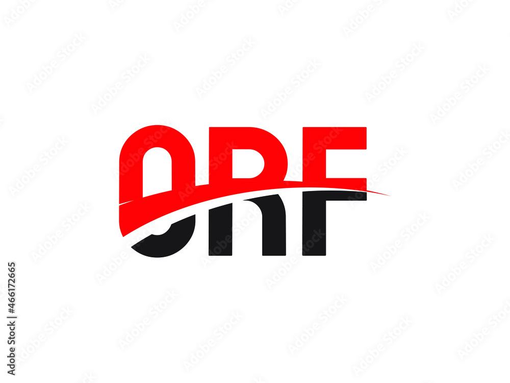 ORF Letter Initial Logo Design Vector Illustration ORF Letter Initial Logo Design Vector Illustration