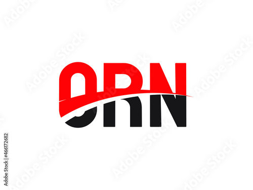 ORN Letter Initial Logo Design Vector Illustration