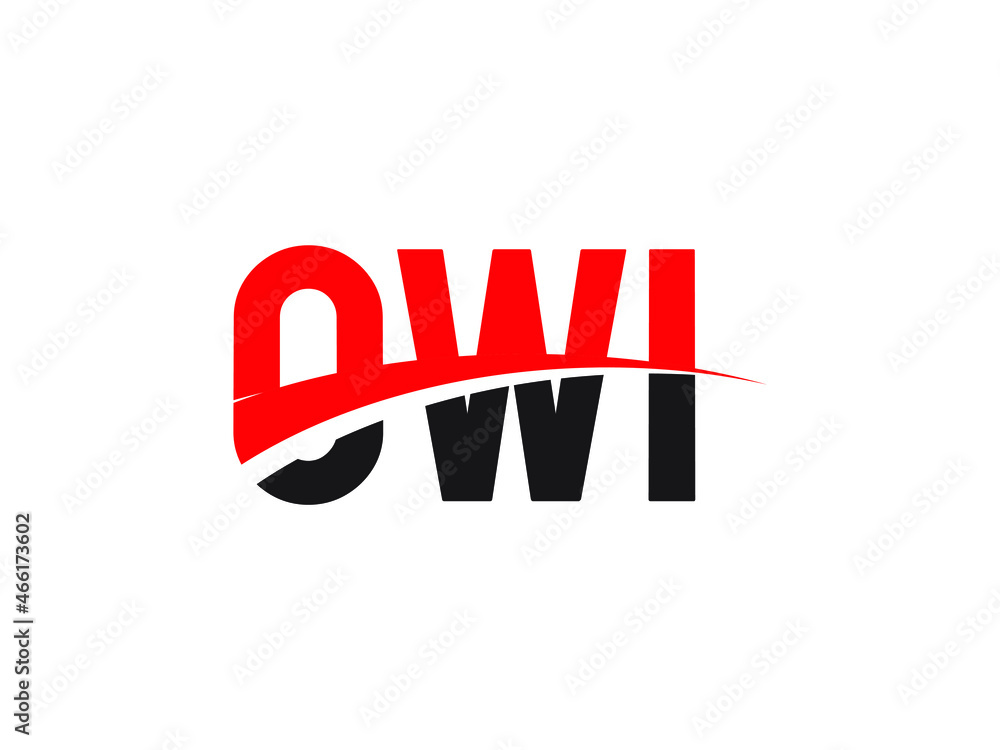 OWI Letter Initial Logo Design Vector Illustration OWI Letter Initial Logo Design Vector Illustration