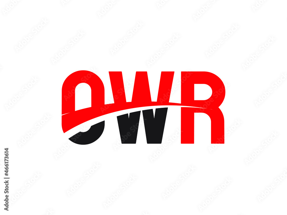 OWR Letter Initial Logo Design Vector Illustration
