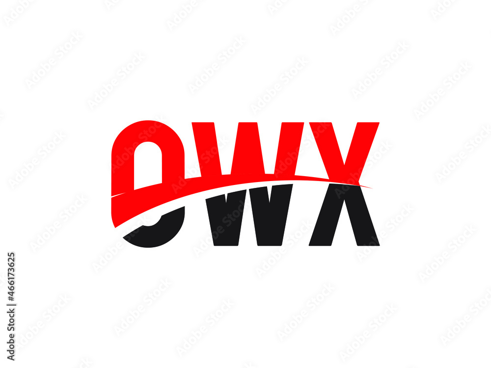 OWX Letter Initial Logo Design Vector Illustration OWX Letter Initial Logo Design Vector Illustration
