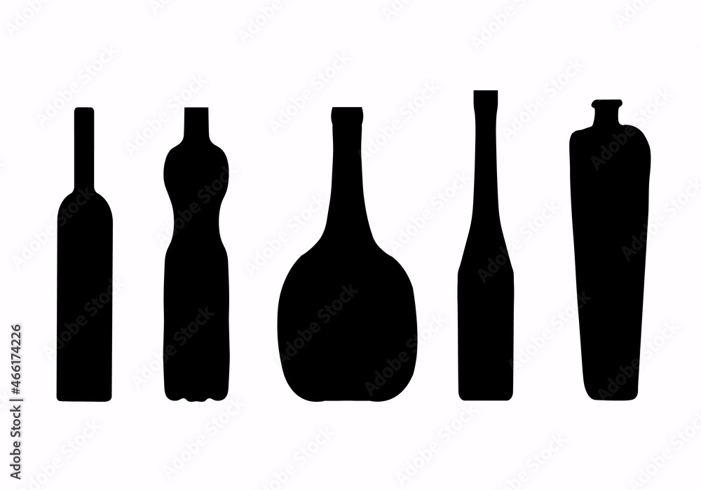 set of bottle.Vector illustration. plastic bottle set of bottle.Vector illustration. plastic bottle