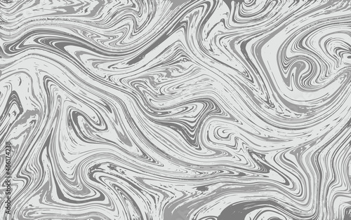 Seamless abstract marble pattern, wood texture, watercolor marble pattern. White and grey colors. Hand drawn vector background.