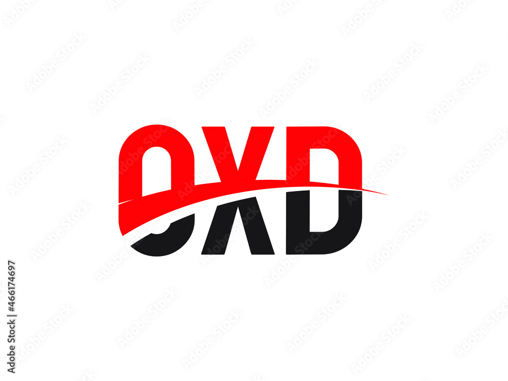 Obraz premium OXD Letter Initial Logo Design Vector Illustration