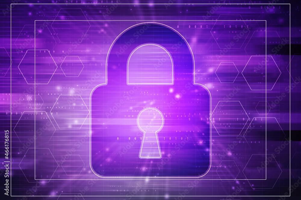 2d illustration Safety concept: Closed Padlock on digital background
2d illustration Safety concept: Closed Padlock on digital background