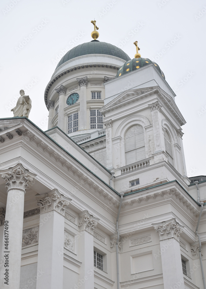 Detail of the Lutheran Cathedral at Helsinki